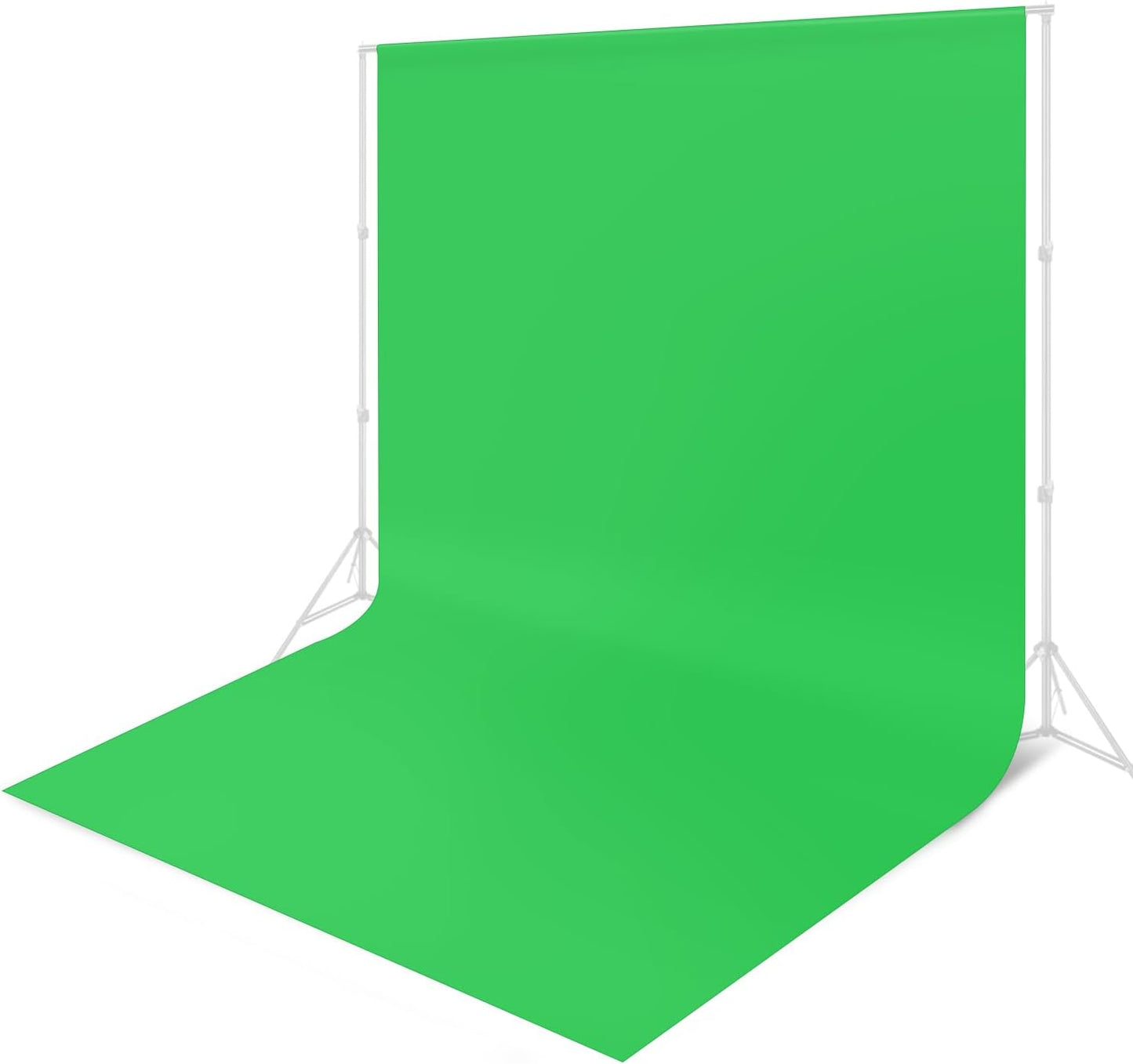 10 x 20 ft Green Backdrop Background Green Screen Green Backdrop for Photography Video Recording Picture Shooting high Density Polyester Fabric Pure Recording Parties Curtain