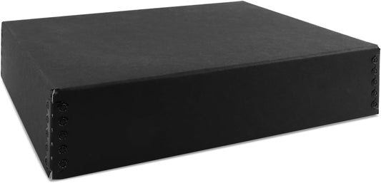 Lineco, 14 x 18 inch, Museum Storage Box with Metal Edge, For Photos, Documents, Color: Black