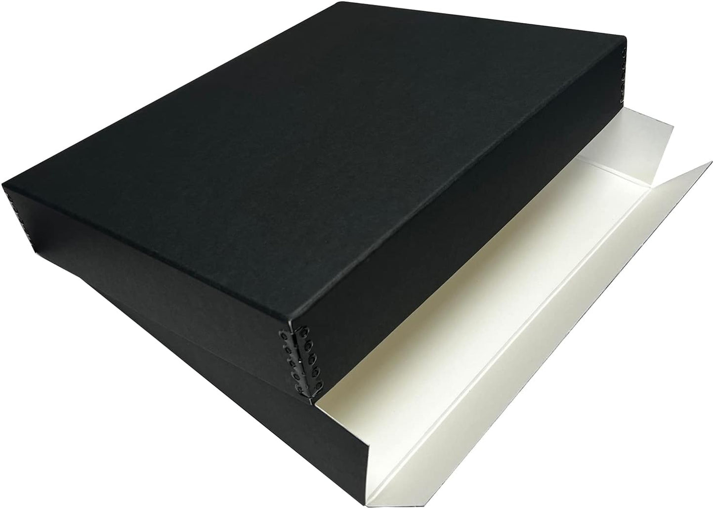 Lineco, 14 x 18 inch, Museum Storage Box with Metal Edge, For Photos, Documents, Color: Black