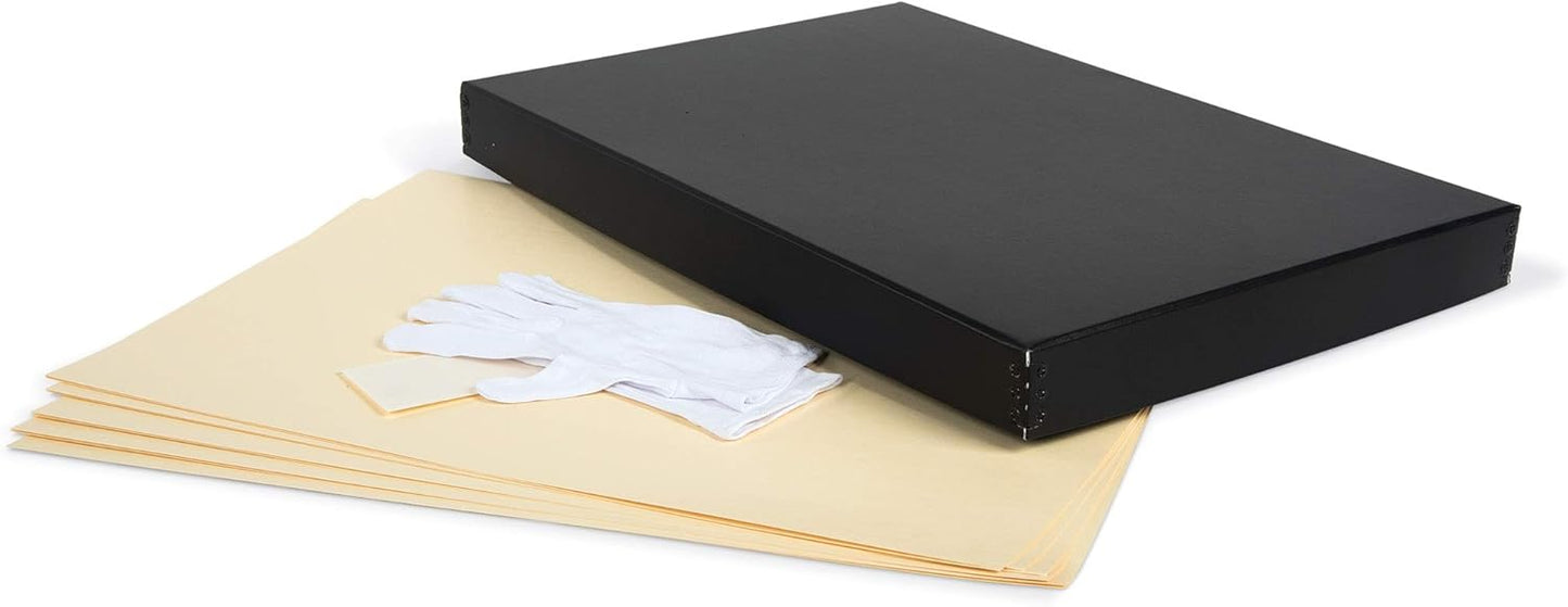 Gaylord Archival Black Newspaper Preservation Kit - 19W x 25L x 2 1/2" H