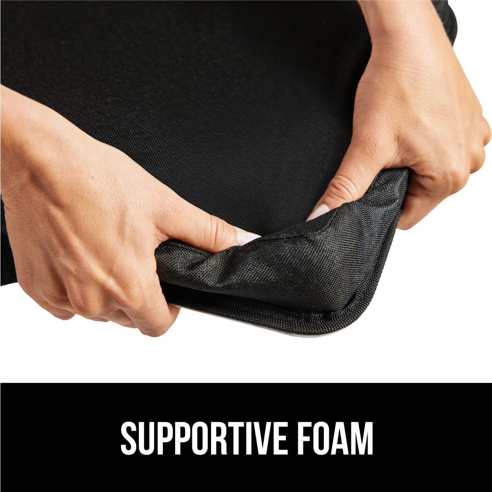 GORILLA GRIP Laptop Lap Desk with Phone Holder, Pillow Cushion Desks Fit Laptops up to 15.6", Tray Ledge Keep Computers in Place, Portable Travel Workstation Essentials for Home, Dorm Room, Blue