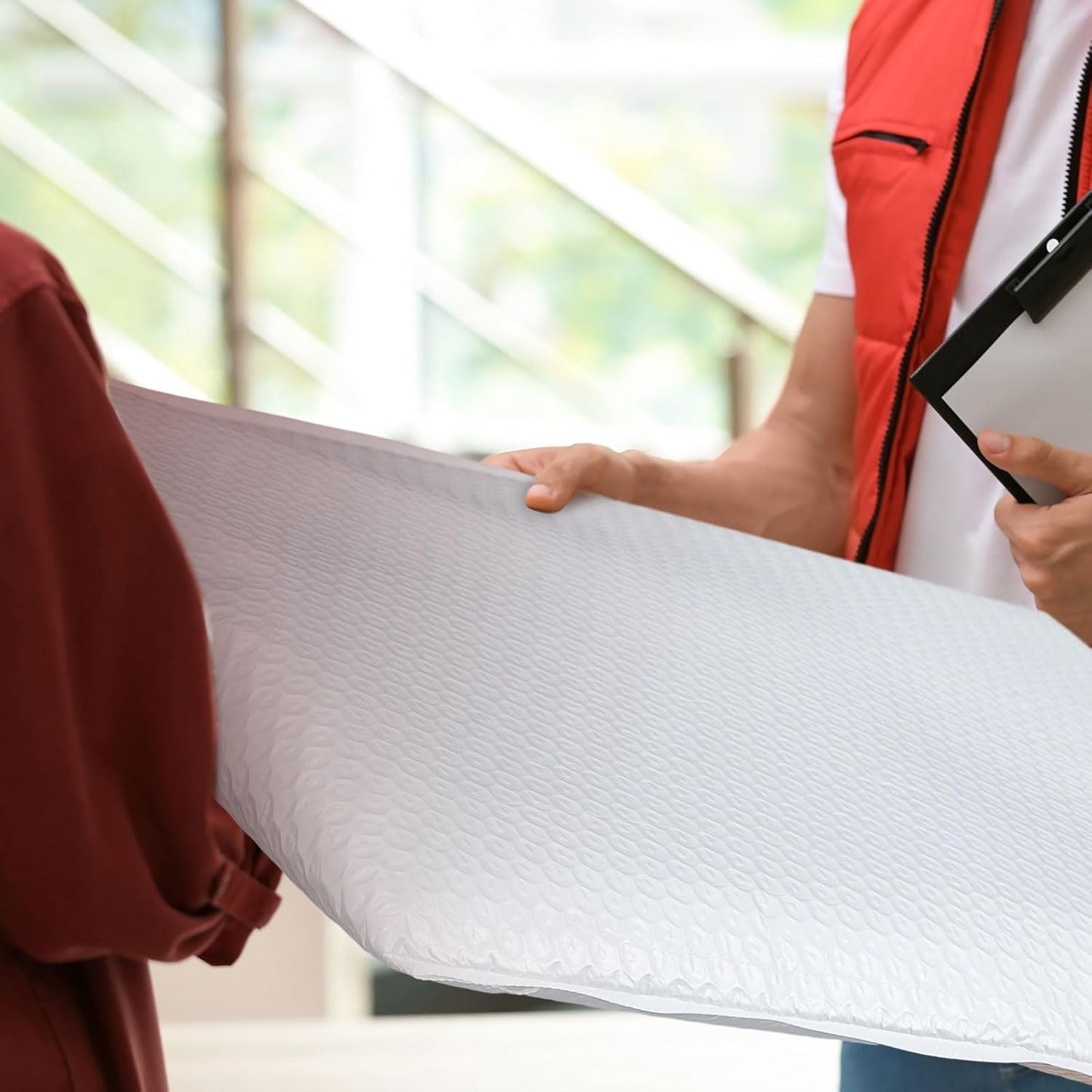 Ireer 5 Pack Extra Large 20 x 24" Bubble Mailers Poly Padded Envelopes Cushioned Mailing Envelopes Bubble Padded Mailers Self Adhesive Waterproof Shipping Bags for Business Gift Packaging