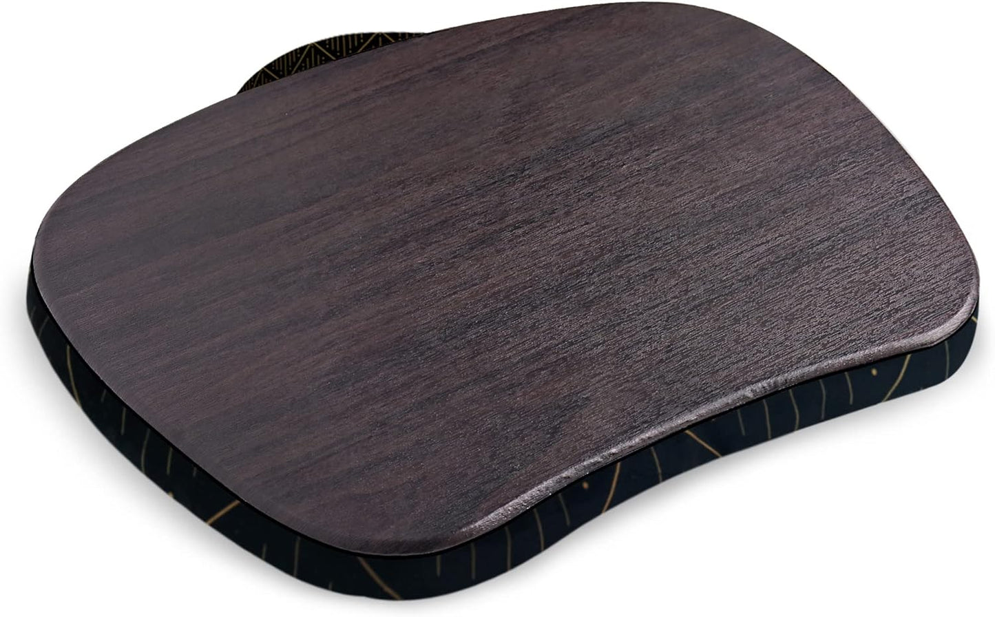 Lap Laptop Desk - Portable Lap Desk with Pillow Cushion, Fits up to 15.6 inch Laptop for Home Office Students Use as Computer Laptop Stand, Book Tablet(1-Dark Grey)