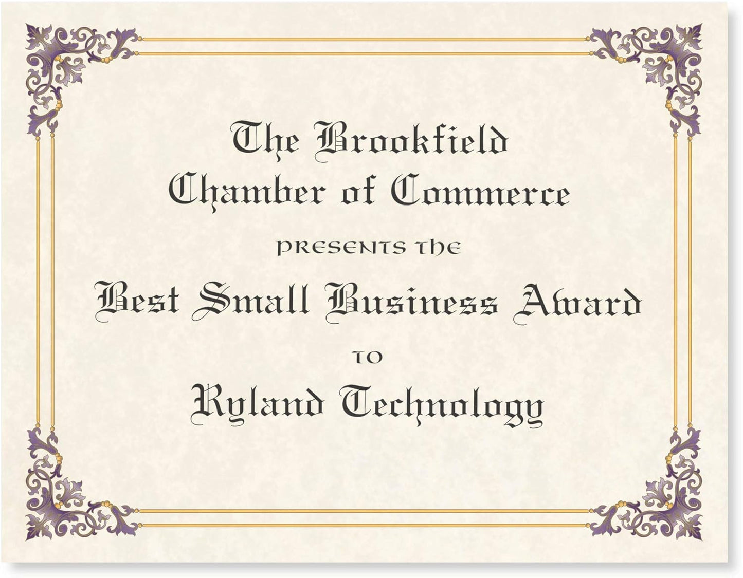 PaperDirect Wine and Gold Foil Accents on Renaissance Standard Certificates, 8½ x 11, 100 Count, Certificates and Awards Paper, for School, Work, Diplomas & Award Certificates