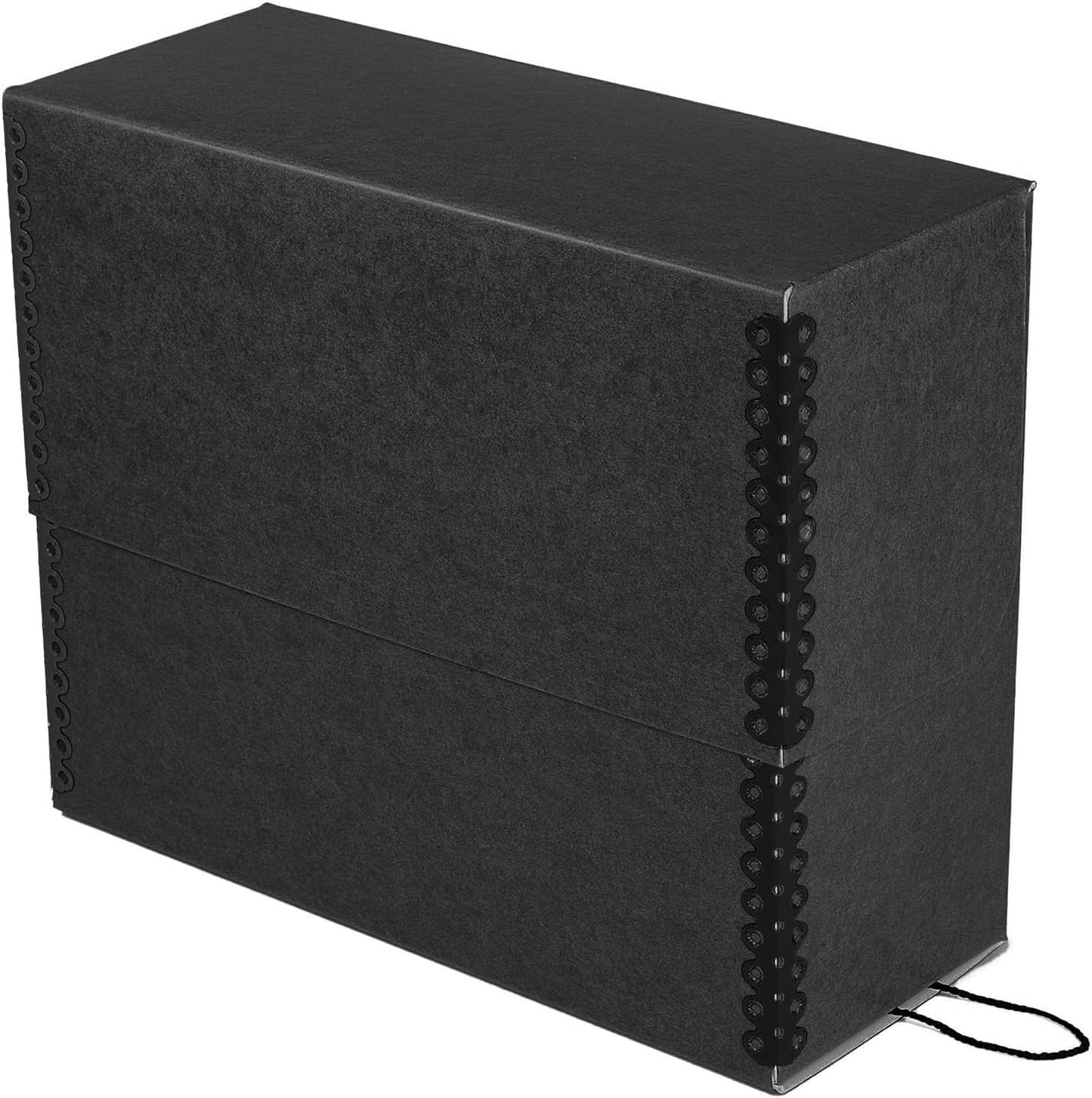 Lineco Archival Document Storage Box with Metal Edge, Acid-Free Gray Boxboard, Organize and Store Files, Prints, Photos, Jumbo-Sized Case 15.5" x 12.5" x 5" Wide