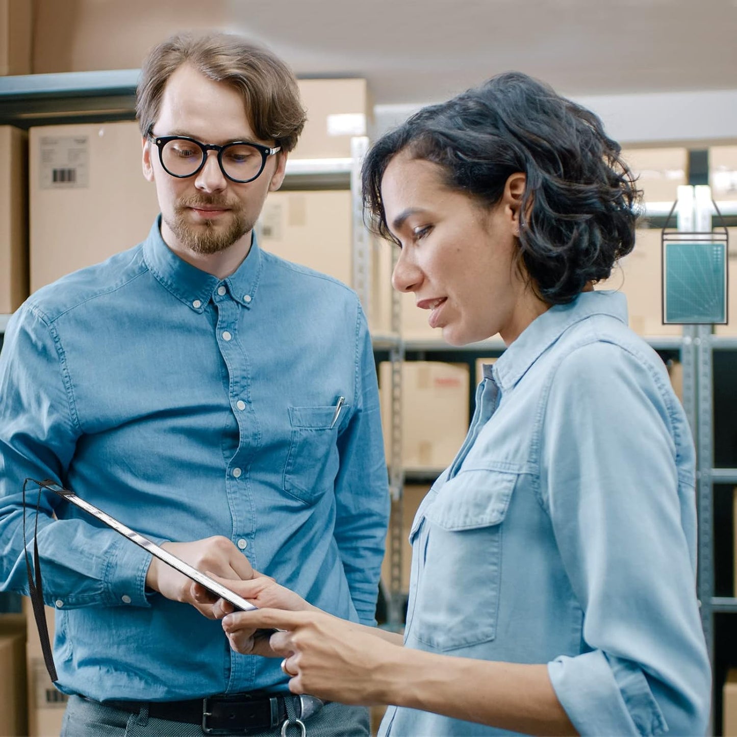 Epakh 30 Pack Office Products Shop Ticket Holders with Hanging Strap 9 x 12 Inches, Dry Erase Pockets, Job Ticket Holders, Both Sides Clear, Welcome to Work Order(Black)