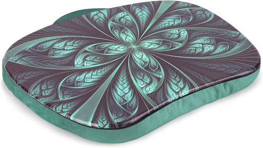 Lap Laptop Desk - Portable Laptop Accessory with Pillow Cushion, Fits up to 15.6 inch Laptop, Media Slot, Micro-bead Cushion