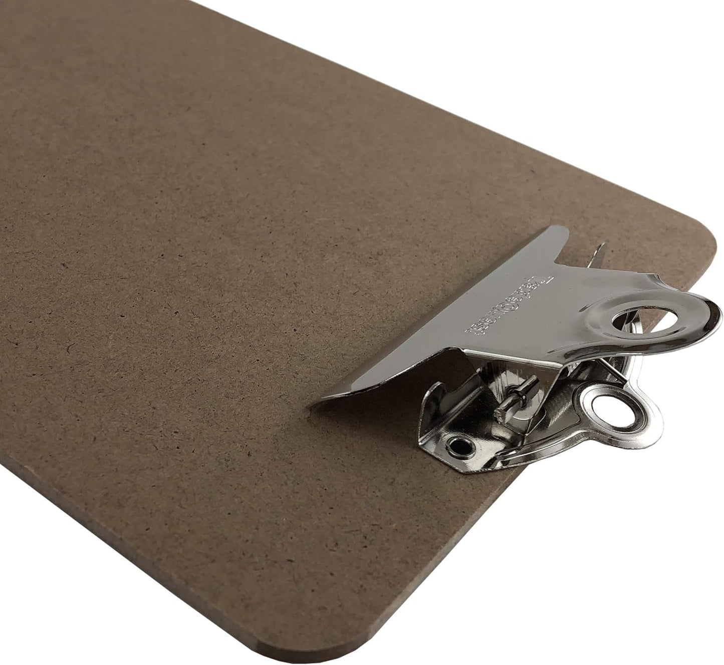 Trade Quest Memo Size 6'' x 9'' Clipboards Standard Clip Hardboard (Pack of 12) (Pen Not Included - for Scale Only)