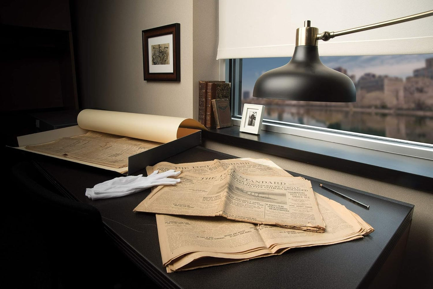 Gaylord Archival Black Newspaper Preservation Kit - 19W x 25L x 2 1/2" H