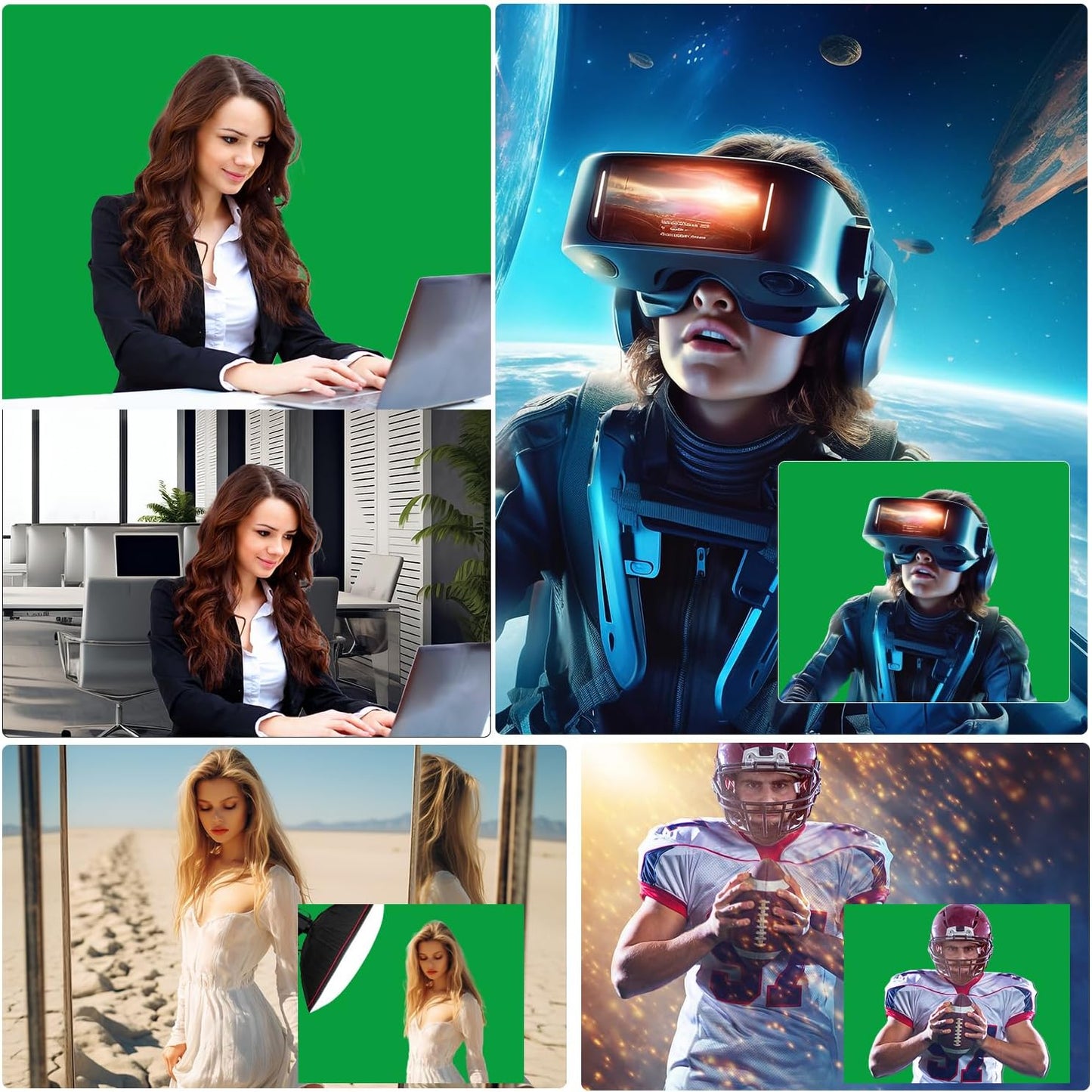 10 x 20 ft Green Backdrop Background Green Screen Green Backdrop for Photography Video Recording Picture Shooting high Density Polyester Fabric Pure Recording Parties Curtain