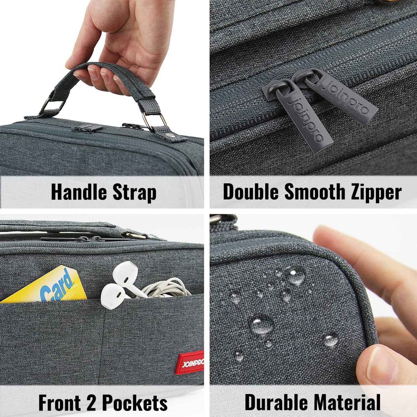 Pencil Case, Large Capacity Pencil Case Organizer; Double Zipper Storage Bag; Big Pencil Pouch for College School Office Teen Girl Boy Men Women Adult