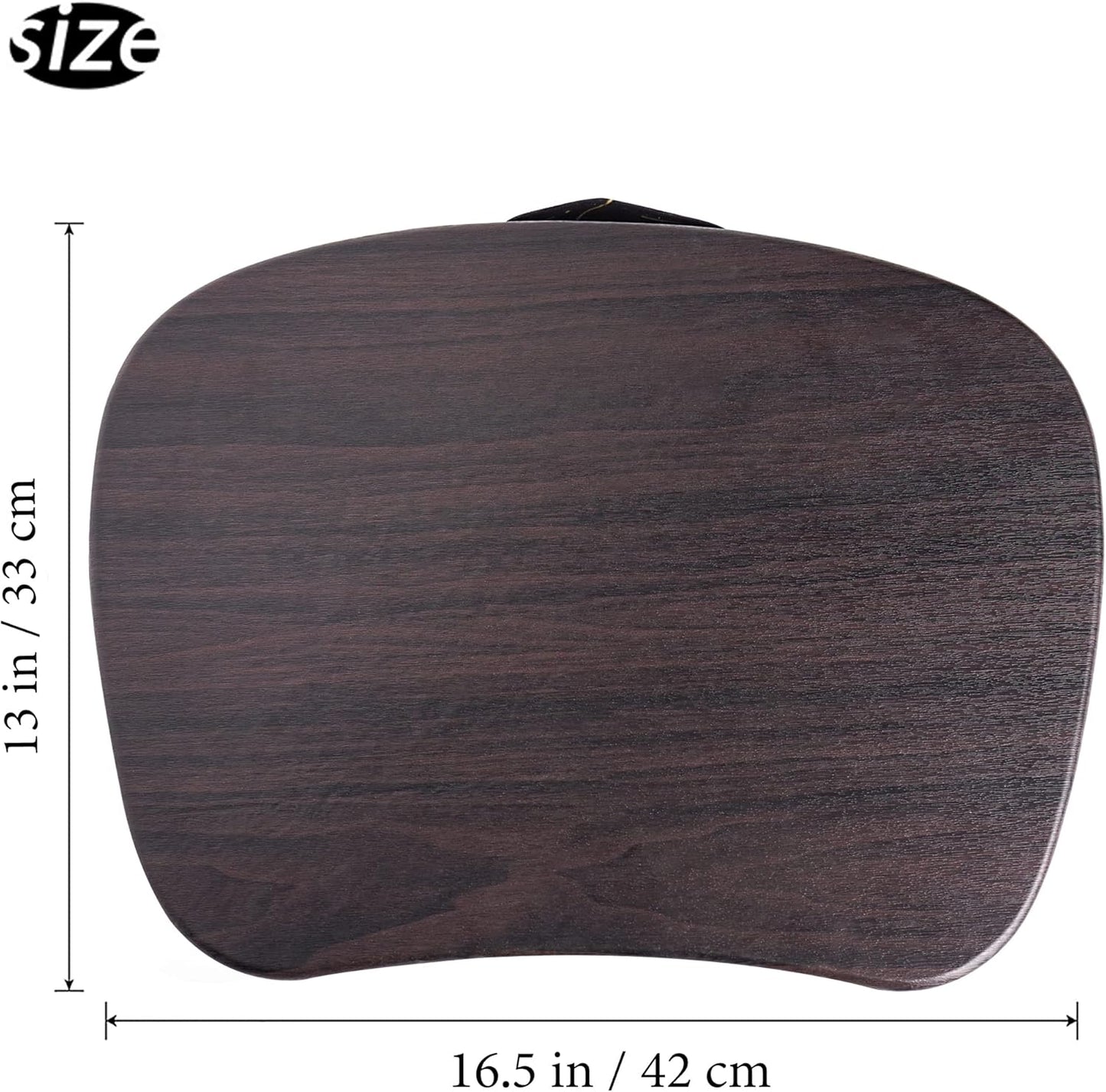 Lap Laptop Desk - Portable Lap Desk with Pillow Cushion, Fits up to 15.6 inch Laptop for Home Office Students Use as Computer Laptop Stand, Book Tablet(1-Dark Grey)