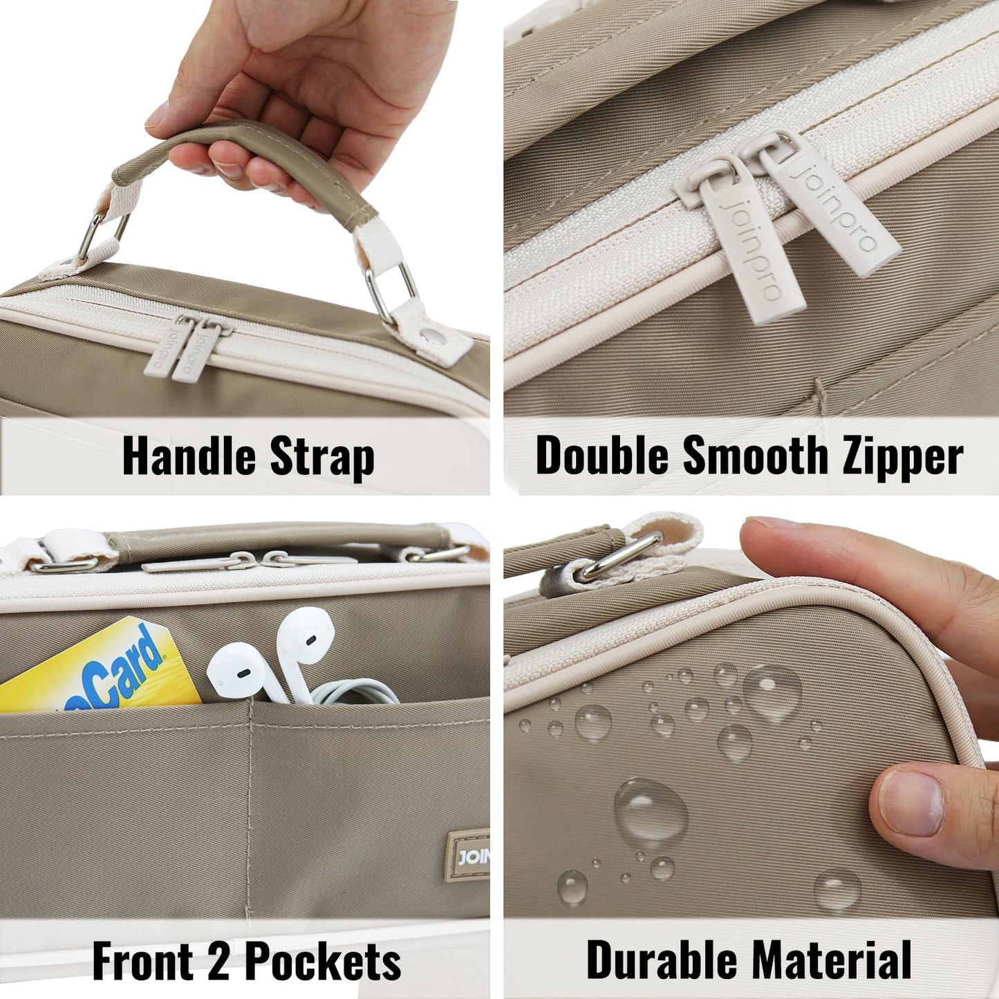 Pencil Case, Large Capacity Pencil Case Organizer; Double Zipper Storage Bag; Big Pencil Pouch for College School Office Teen Girl Boy Men Women Adult