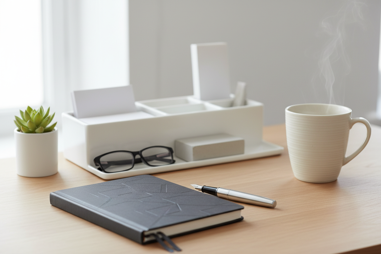 curated office essentials designed to bring clarity